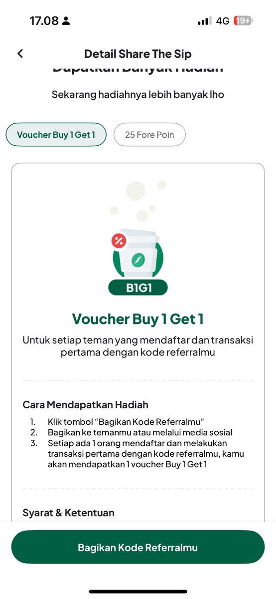 Matcha_kuy's tweet photo. Gas yang butuh buy 1 get 1, beli 1 gratis 1 untuk pengguna baru fore lumayann.

Bisa masukin Kode referral fore ini buat dapetinnya

89447E https://t.co/DIKjTSenOF