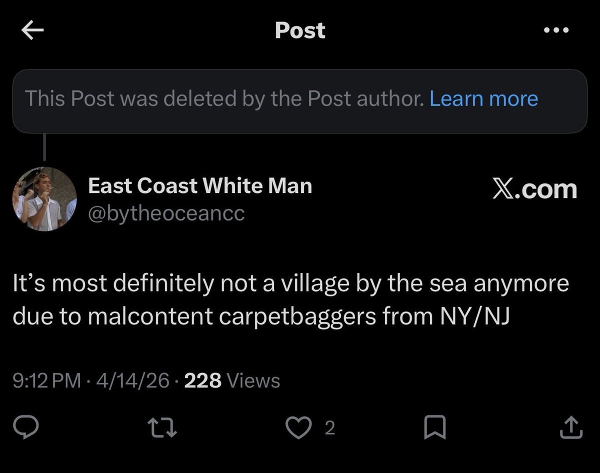 East Coast White Man tweet media
