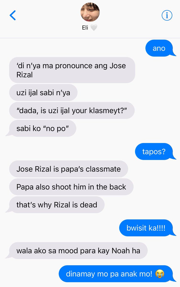 mimiwoowo's tweet photo. Eli vs. Noah vs. Jj — ft. Jose Rizal 
3 tweets special

away mag-asawa na medyo naging problema ng makabayang si Jj 😭 https://t.co/LffPeFpuPL