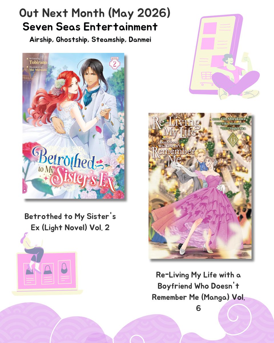 bukkuzon's tweet image. 📚 PRE-ORDER WEEKEND

Incoming!  @gomanga's newest releases hit shelves on May 5. Which one can’t you wait to check out?

🛒You can pre-order here: bukkuzon.com/collections/pr…
🔖More titles here: sevenseasentertainment.com/release-dates/
🗓️Date might change depending on the publisher

#manga #danmei