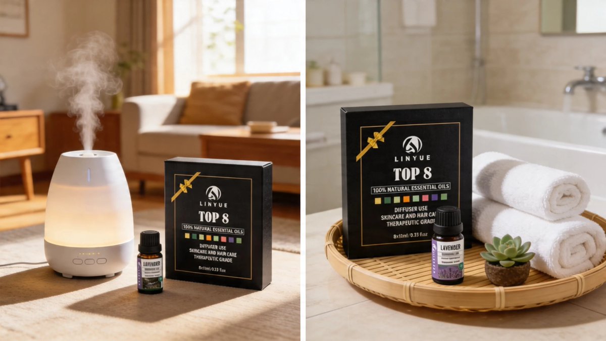 LinyueOil5158's tweet image. ✨ Transform your space with natural scents
Our 8 Pack Essential Oil Gift Set brings you the perfect balance of relaxation, energy, and freshness — all in one box
#EssentialOils #Aromatherapy #NaturalLiving #SelfCare #Relaxation #Wellness #HomeFragrance #GiftIdeas #StressRelief