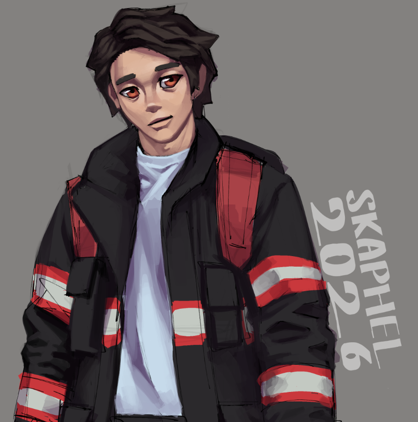 I did promise some OC Sentai stuff, so here's some Kyuzyuger sketches. I'm trying to design some of the stuff missing for fancier things so for now it's just KyuzyuRed, in suit and an attempt at his civilian look.