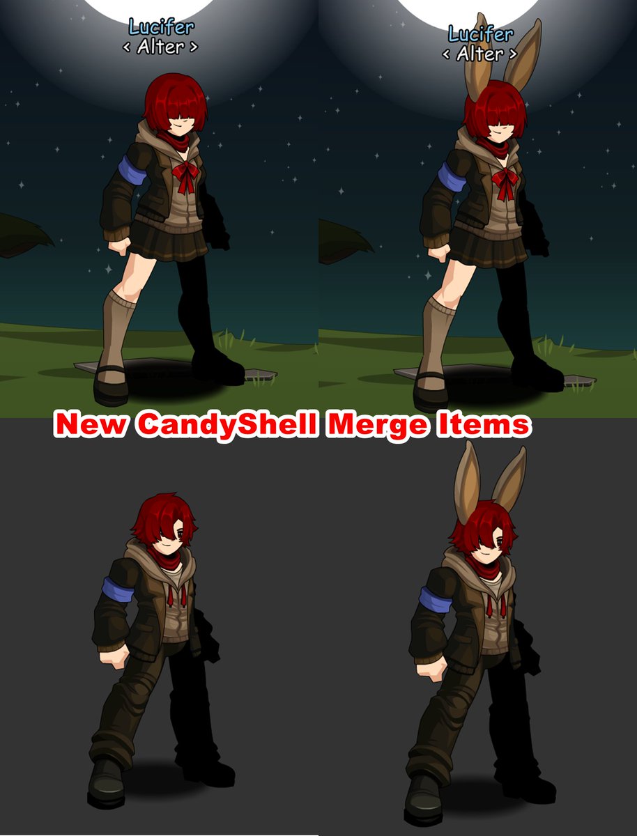 Datenshi6699's tweet photo. 🐰 Grenwog NEW Merge &amp; Drop Items 🐰

/join grenwog &amp; talk to Cabdury to access Candyshell Merge.
Grenwog Changeling armor + 4 helms have been added there.

Then bonk Alpha Cabdury in /join GrenwogWarren to get the rest of items as drop.

* SEASONAL AC TAGGED
* Cooked by Despera https://t.co/HnConn8XPd