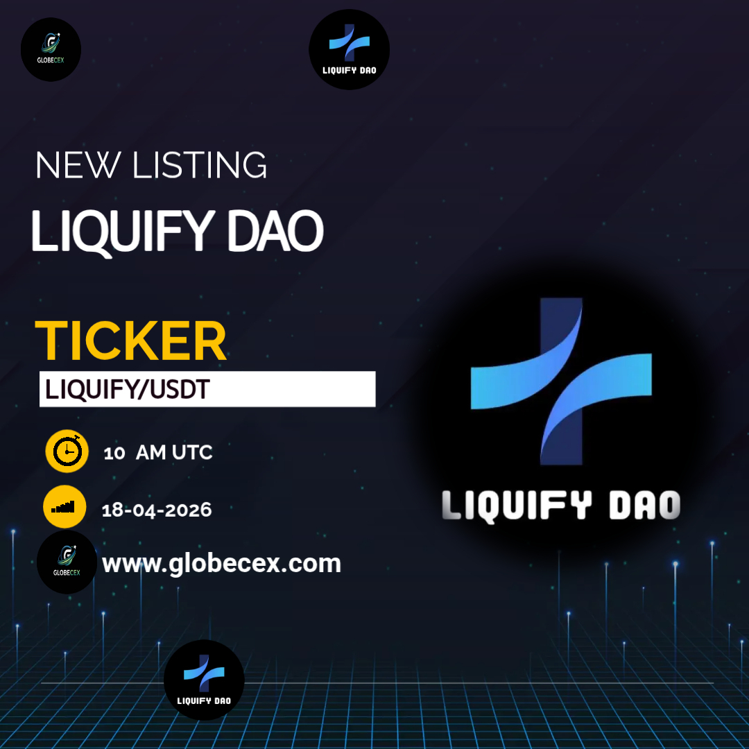 OFFICIALGCEX's tweet photo. 🔥 #LIQUIFY is officially listing on #GlobeCEX! 🔥

💰 Deposits Open: April 18
💸 Withdrawals Open: April 18

📈 Trading Pair: LIQUIFY/USDT
⏰ Listing Time: 10:00 AM UTC (April 18)

🔗 https://t.co/6ndlohihT2

🚀 Get ready for liftoff with @LiquifyDao 

#CRYPTO #ETH #BNB #SOL https://t.co/vA6K4Dtn8b
