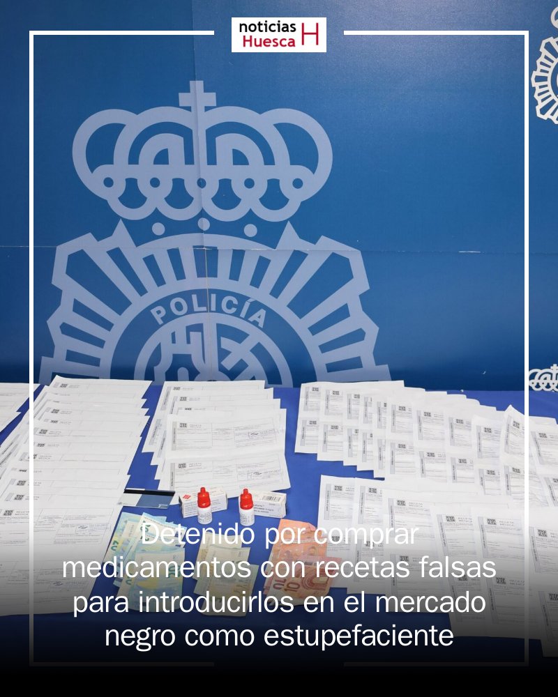 HuescaEdOn's tweet image. 🚨 ¡Alerta en Huesca! La Policía ha detenido a un hombre que intentó comprar medicamentos con recetas falsas. Un caso que resalta la importancia de la vigilancia en nuestras farmacias. ¡No dejes de leer para saber más! #Huesca #Seguridad #Policía mrf.lu/HL8V