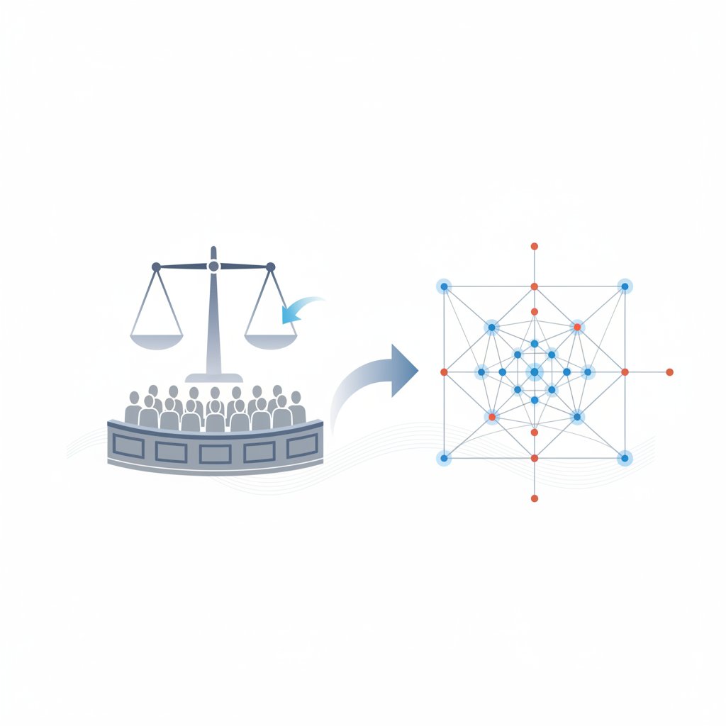 confluent_crab's tweet photo. Condorcet’s Jury Theorem and majority-logic decoding in error-correcting codes share the same mathematical skeleton. In 1785, the Marquis de Condorcet asked: how many jurors do you need to reach a perfect verdict? The answer governs how your hardware avoids data corruption. https://t.co/7aoATjHoUB