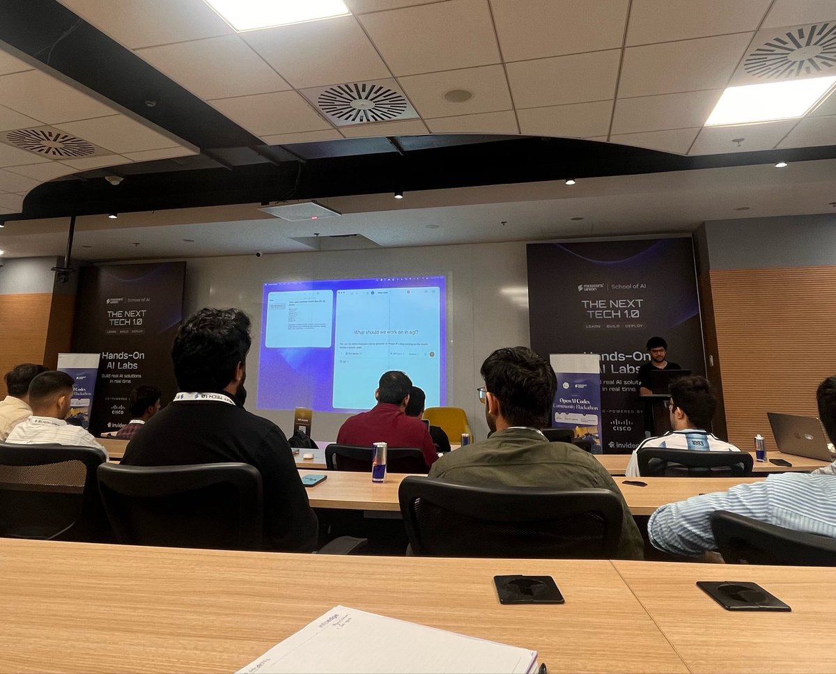 rnxchd's tweet photo. At the Codex Hackathon in Delhi today. Getting back to using Codex again after long time, it has gotten so much better now. Loving the browser/commenting features 

@gabrielchua @reach_vb 

  #codexDEL https://t.co/o0v3aWT5Yu