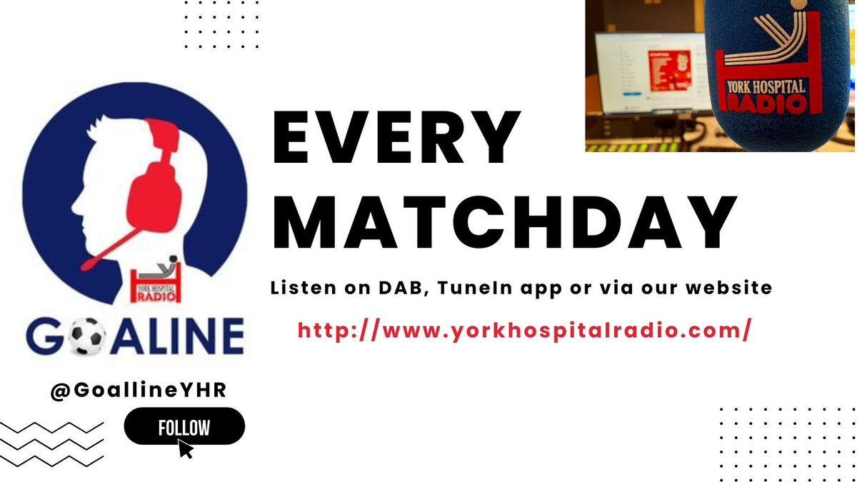 Goaline York Hospital Radio tweet media