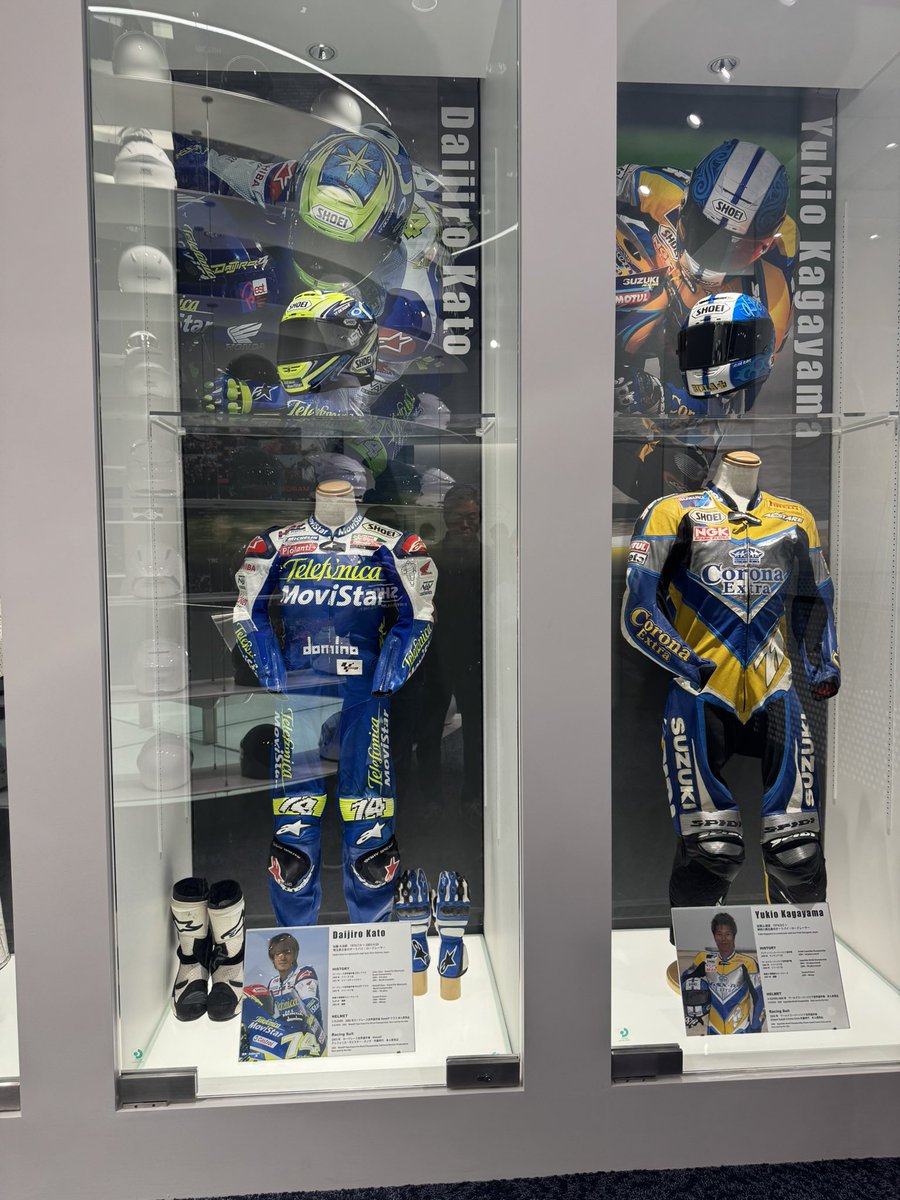 Takeshun1005's tweet image. 昨日オープンした
『SHOEI HELMET PARK』に行ってきました！

SHOEIの歴史やこだわりを実際に見て、
改めて自分が質の高いヘルメットを被っているのかを実感しました。

皆様も是非行ってみてください！

#SHOEI
#SHOEIHELMETPARK