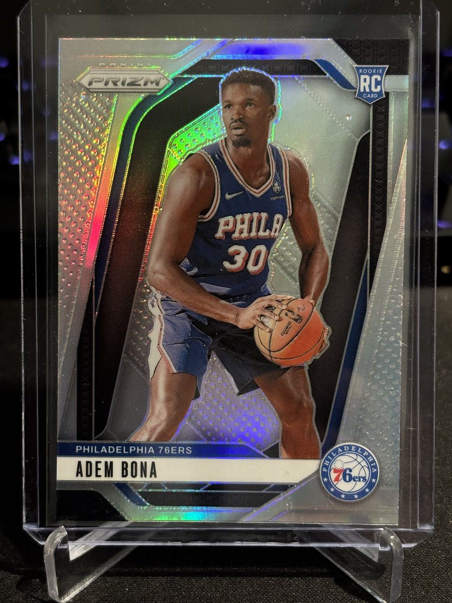 Lotski_Cards's tweet image. Check out 2024-25 Panini Prizm Adem Bona RC Silver Rookie #267 76ers ebay.us/m/h1WGYh #eBay via @eBay #prizm #thehobby #basketball #sportscards #nba
