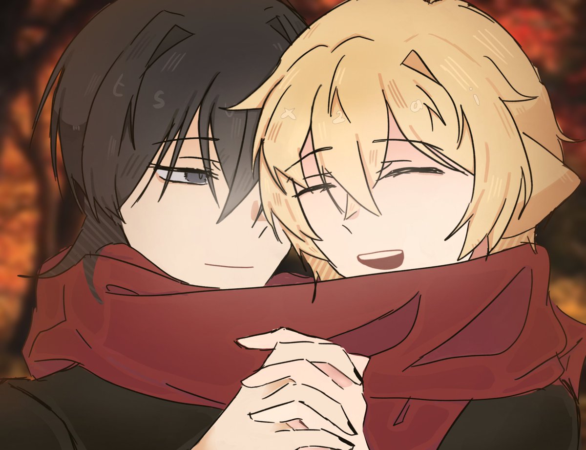 tsuxzaii's tweet image. heyo chat, this is me and @tenshi92_ YAY i love them sm yayayayay heyahyas
#art #duo #us #autumn #fall #drawing #yay