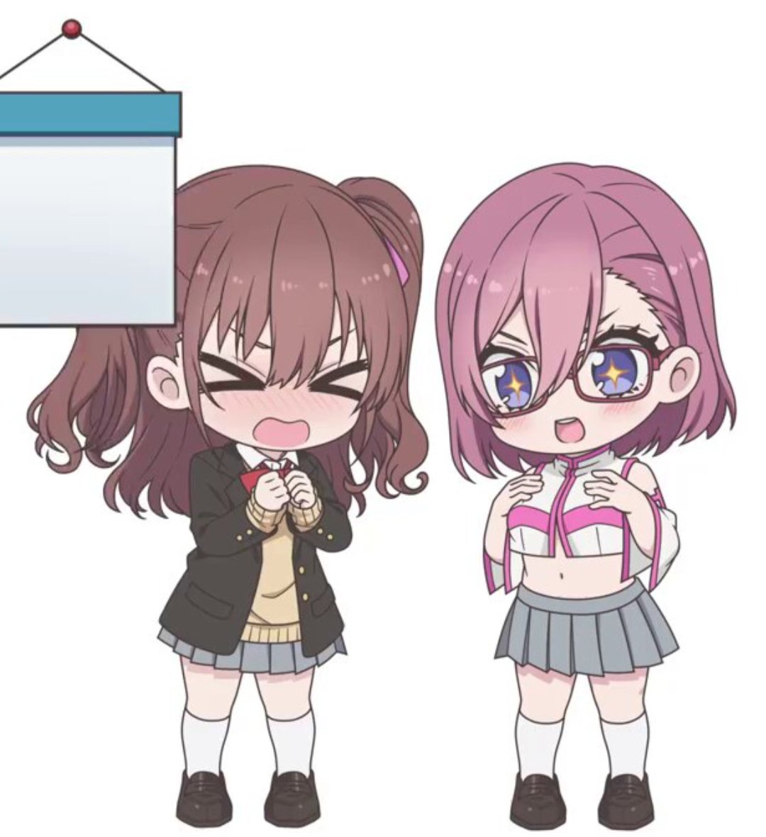 Eoplf5p5eG83551's tweet photo. こういうリリサやみかりんがちびキャラになった姿アニメでやってほしい https://t.co/JSLHoONCni