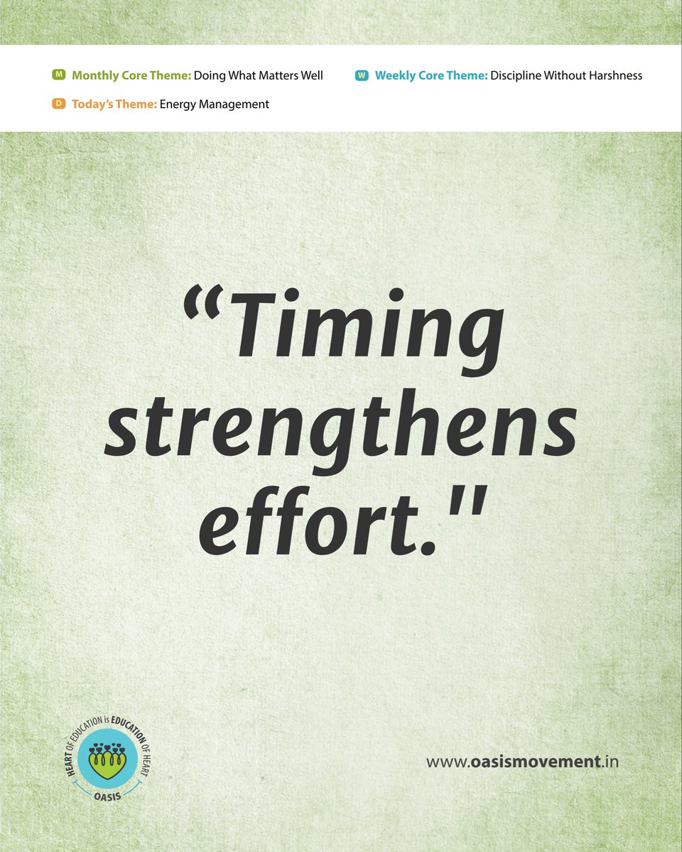 OasisMovement's tweet image. DAY 18 — Energy Management ⚡

Don’t just manage time—manage energy.
Do your most important work when you’re at your best.

Timing strengthens effort.

#EnergyManagement #Discipline #Focus #Productivity #OasisMovement