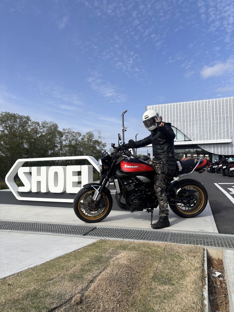 AX7AFaDSTHKT9ud's tweet image. 昨日オープンしたばかりのSHOEI HELMET PARKにいってきた！
#SHOEIHELMETPARK
#SHOEI