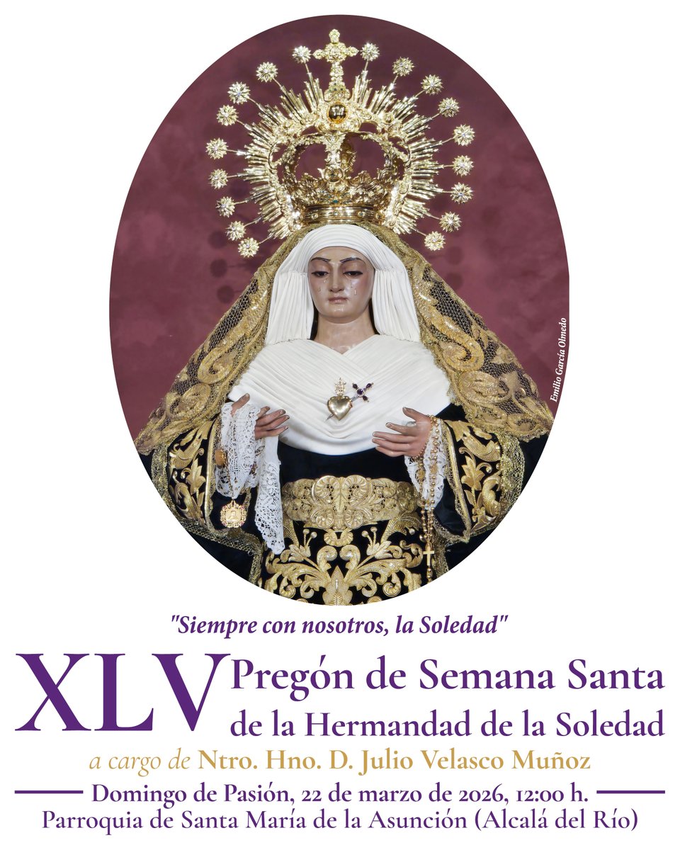 Hermandad de la Soledad de Alcalá del Río tweet media