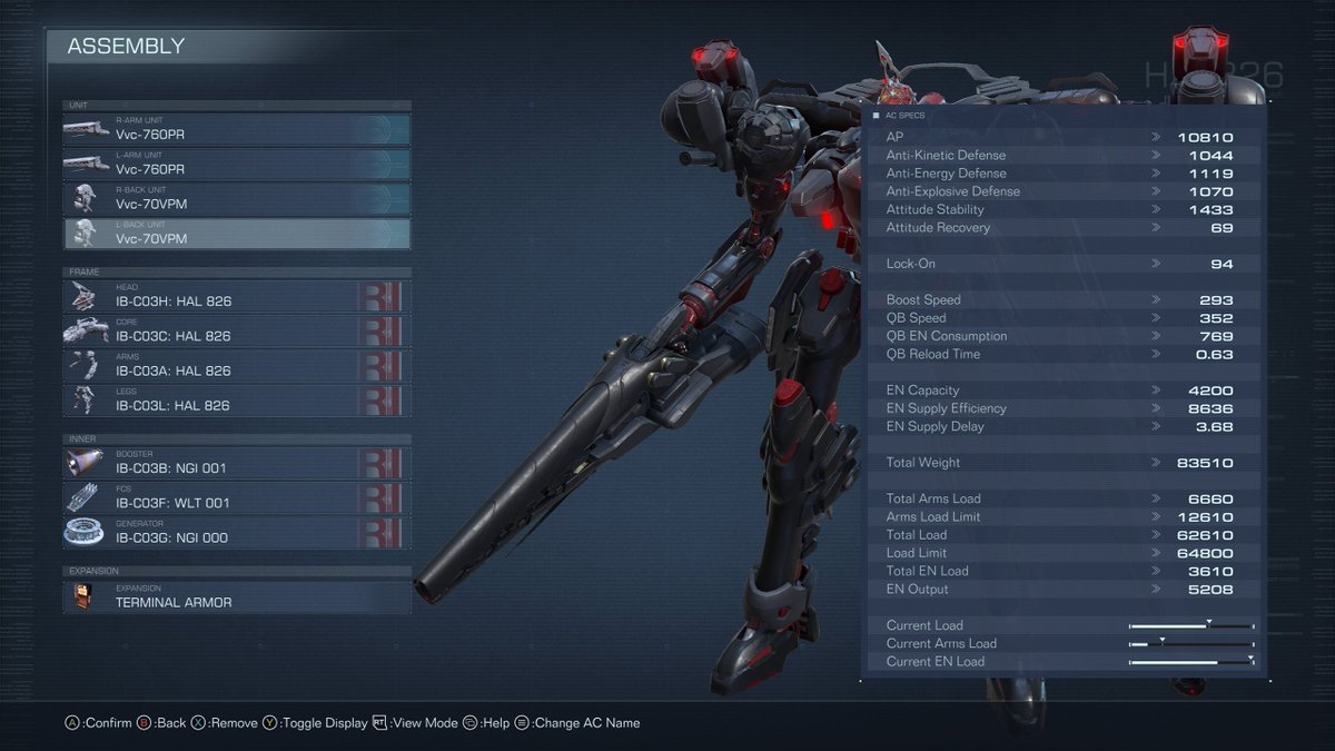 class_ulyliyha's tweet image. 出荷レギュのコーラル輸送阻止Sでクリア
リペアキットは間違えて使ってしまったけど前半は被弾は少し、タンクほぼ無視の2機逃しでもSが取れた
#AC6 #アーマードコア6　#Xbox