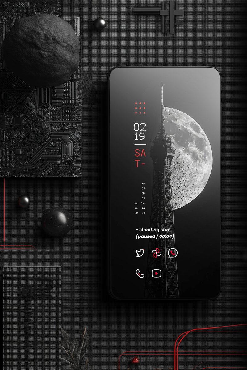 ManjothiAshraf's tweet image. #Wallpaper credit to creator
#Widget #kwgt Redline @wigebox
Neat @Abhishek01kr
#Icons Redline @justnewdesigns
Template @andro_idfans @nalankang1 @hishoot2i @design_ironic
#soashraf #WithNova #android #androidhomescreen #artemis #moon #dark