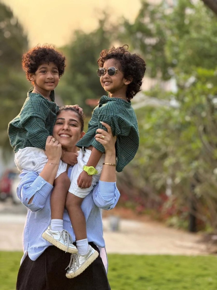 filmfare's tweet image. #Nayanthara melts hearts as she shares adorable moments with her husband and kids.. every frame radiating pure love, warmth, and joy. 💖

#Celebs
