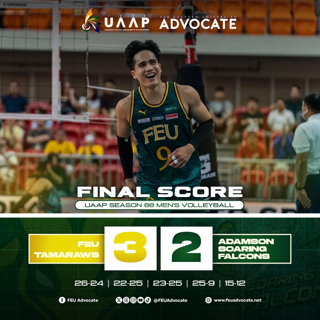 FEUAdvocate's tweet photo. plakAdU 🤗

One more game to go for FEU. #UAAPSeason88 #StrengthInMotionHopeInAction https://t.co/ZJhRQZ57XR