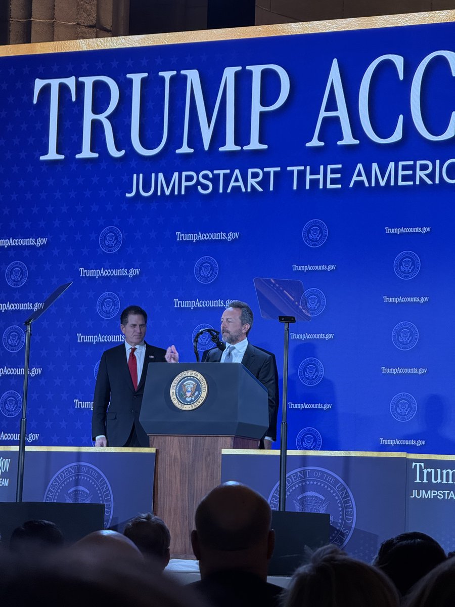michaelbyrd's tweet photo. I’ve been lucky enough to attend a couple of @InvestAmerica24  | @TrumpAccounts events recently.
And both times, it felt like a ⚡️ strike.
A real 💡 moment.
Because you realize pretty quickly—this isn’t just a savings program.
It has potential to be something MUCH bigger.
If you put real capital into these accounts—especially in the communities that have never had access to compounding—and pair it with the right support…
financial literacy, reading, STEM, mentorship…
you’re not just building financial capital.
You’re building social capital.
And that compounds too.
Stronger families.
Better health outcomes.
More stability.
More ownership.
You start to see how this could chip away at things we’ve struggled with for decades—
the wealth gap, maternal mortality, generational poverty.
Not overnight.
But in a way that actually sticks.
That’s what hit me.
This isn’t just policy.
It’s a platform.
And it’s got me motivated to act.