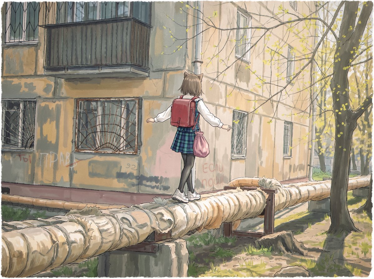 時の、軽き歩み

彼らはいつも、少し先を歩いている……
手のひら一枚分。一歩分。そして……永遠へ。
初めて出会ったあの日、あんなに小さくて、頼りなくて、
このままずっと続く気がした。
すごく、長く。永遠に。
でも、瞬きをするだけ。
ふと目を離したその瞬間――もう、それで全部変わる。