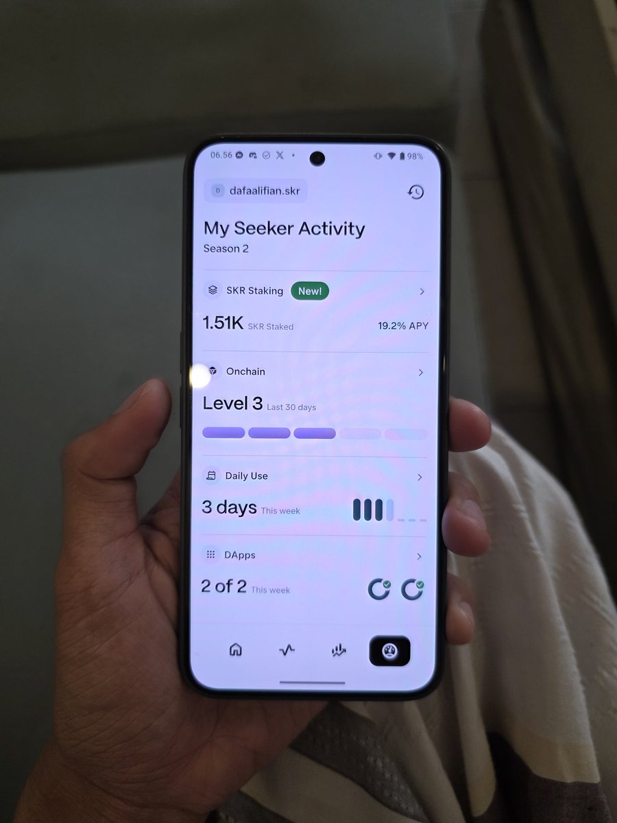 9dccDap's tweet photo. @solanamobile @solana 
Ilove my seeker, i use everyday cuz this one is my daily driver but I only transact normally https://t.co/QttHppP37T