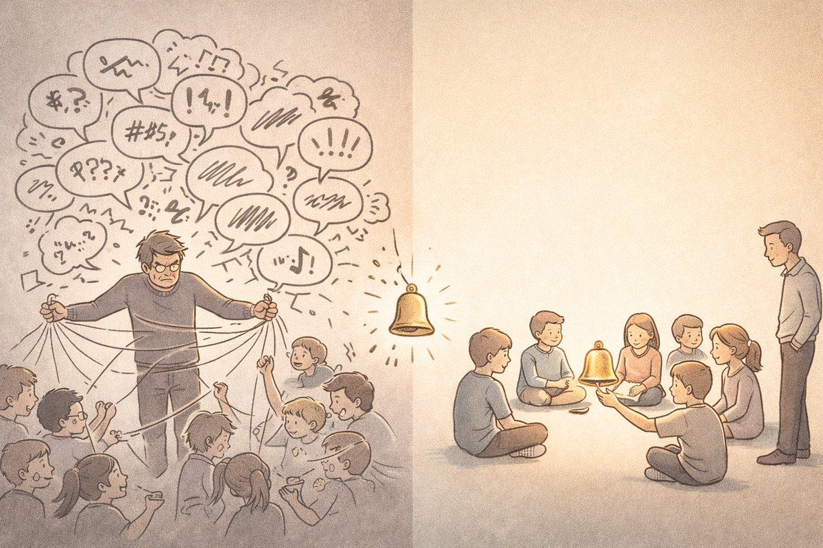 hauoraeducation's tweet image. The goal isn’t silence.

It’s a room that can reset itself
without you holding everything together.
That’s the shift.

#classroommanagement #teachers