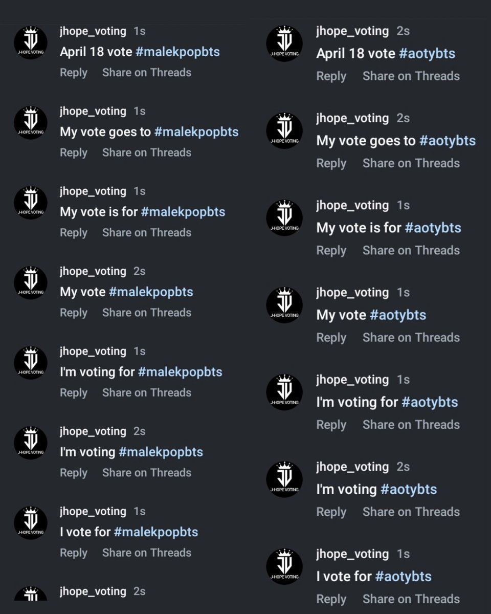 J-HOPE VOTING tweet media
