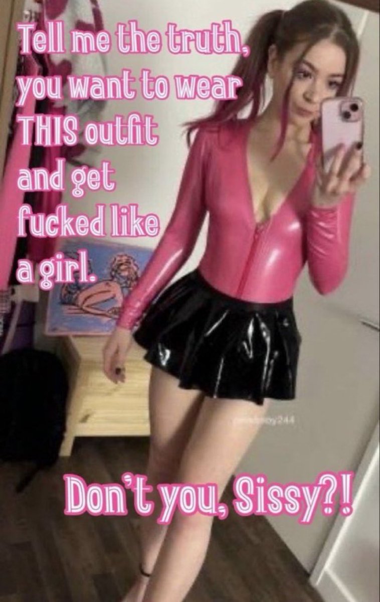 VivienneVia's tweet photo. I'm sure you do sissy https://t.co/dHkHSgJWOm