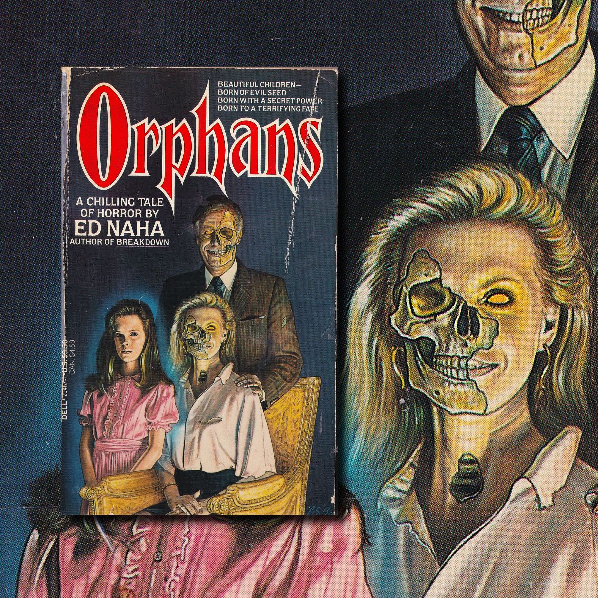 HorrorPaperback's tweet image. R.S. Brown's cover art for the 1989 Dell edition of Orphans by Ed Naha.

#horror #horrorart #horrorcommunity #horrorfam