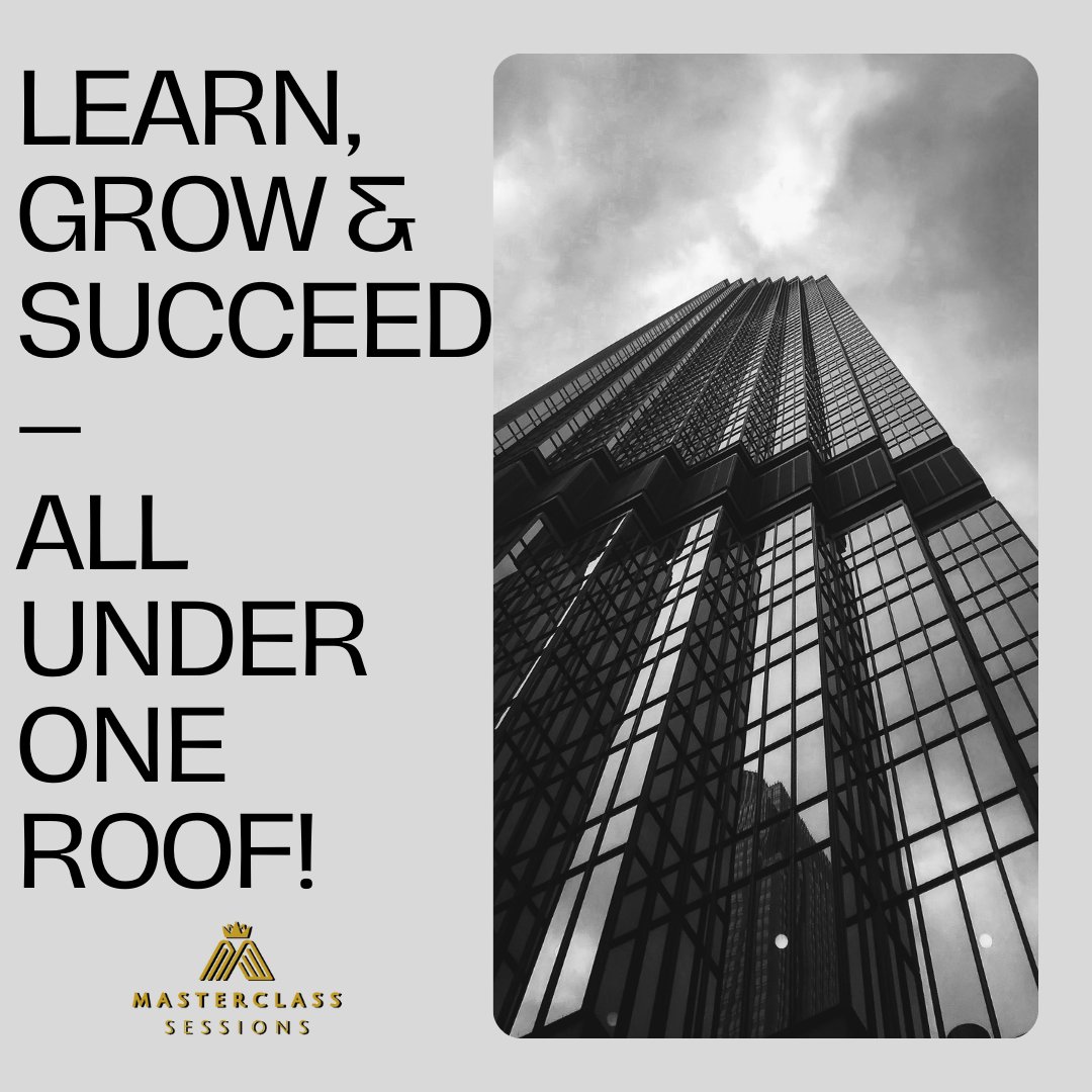 masterclass_the's tweet image. Learn, grow &amp;amp; succeed – All under one roof!

#TheMasterclassSessions #PersonalDevelopment #LifeGoals #MindsetIsEverything #SuccessMindset #EntrepreneurialMindset #LeadershipTraining #InspirationDaily #SelfImprovementJourney #GoalSettingTips #PositiveMindset
