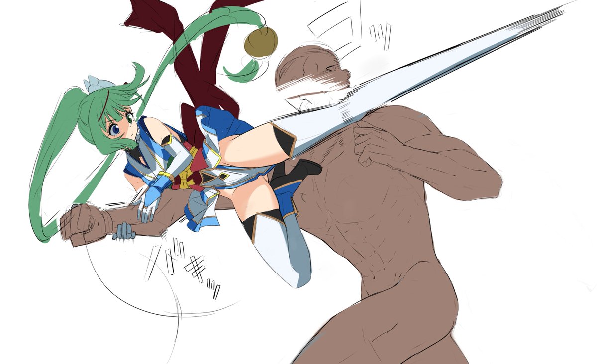 戦姫とチンピラの本来の実力差。 