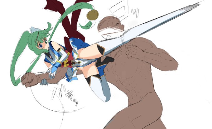 戦姫とチンピラの本来の実力差。 