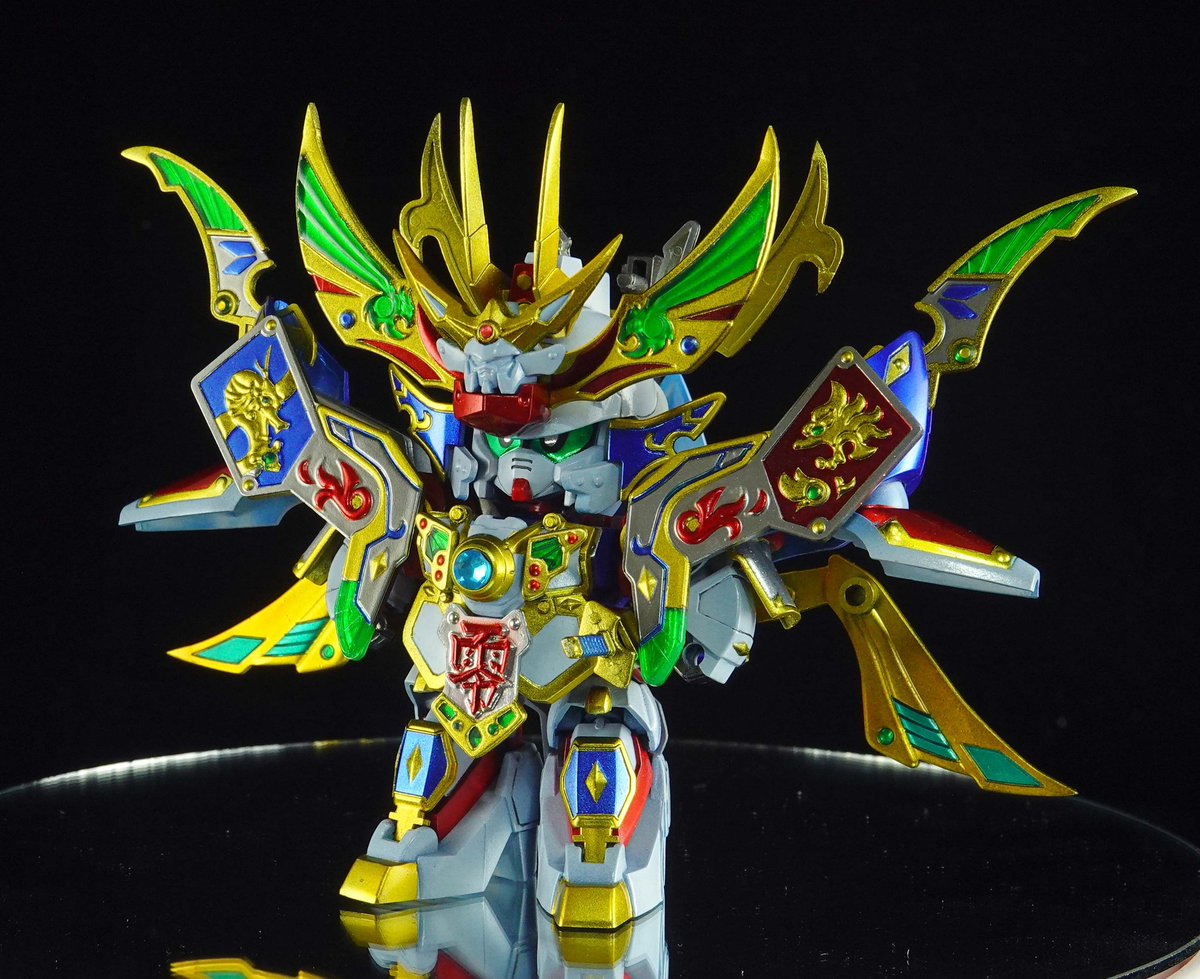 nsxtyper861's tweet photo. 武神輝羅剛 天零頑駄無/全手工噴塗

#天零頑駄無​ #武神輝羅鋼​ #SDガンダム​ #BB戦士​ #輝羅鋼​  #鋼普拉​ #Gunpla​ #Bandai​ #模型塗裝​ #輝羅鋼極 https://t.co/cF9Pz5GM6i