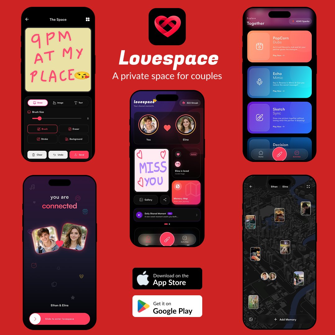 LoveSpace - Couples App tweet media