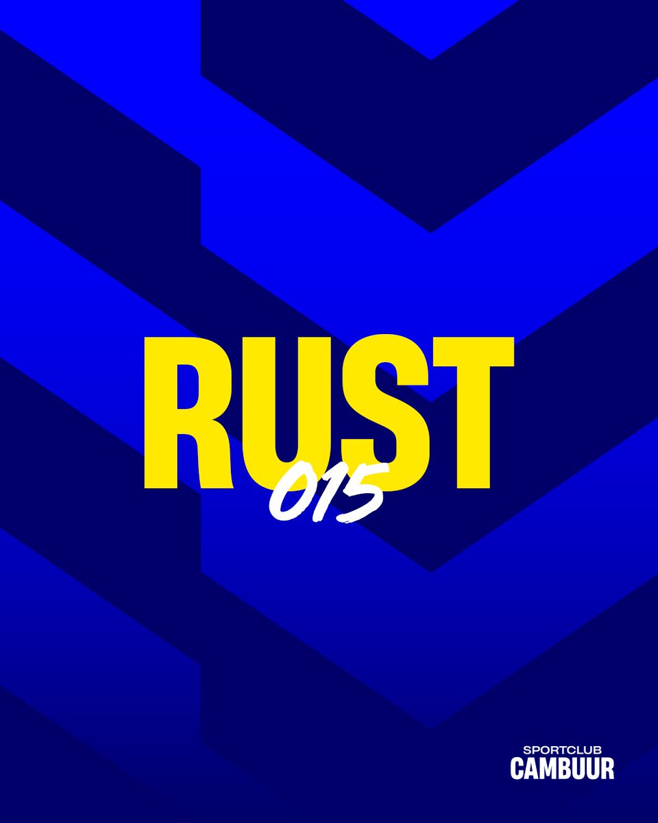 Rust op Corpus den Hoorn 
FC Groningen O15 SC Cambuur O15 2-1
⚽ Mark Jellema