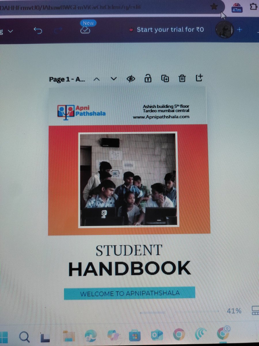 Ahmedra7860's tweet image. Started creating a booklet on @canva today after getting a task from my class teacher. Time to turn creativity into something amazing! 📚✨

 #Canva #StudentLife #CreativeWork #Designing #Booklet #Learning #ProductiveDay

@Saipujariprasad @apnipathshalain @lfp_Tardeo @malpani