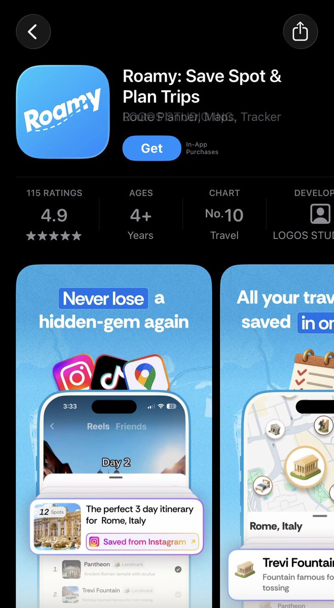 ชื่อแอป Roamy

ไม่ใช่แอปที่ Apple ทำเอง 
ไปลองดูกันครับ มารีวิวที5555

apps.apple.com/th/app/roamy-s…