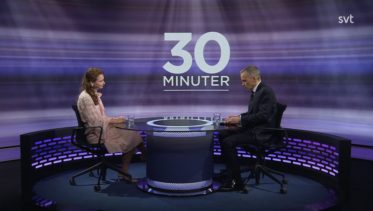 Jag är oförstående till de som hyllar programmet 30 minuter. SVT hade tre frågor till Teodorescu-Måwe. SVT menade att hon skulle vara köpt av anonyma intressen, argumenterade för Irans mullors rättigheter och ifrågasatta antisemitismen mot judar. Var finns storheten i det? 🤢