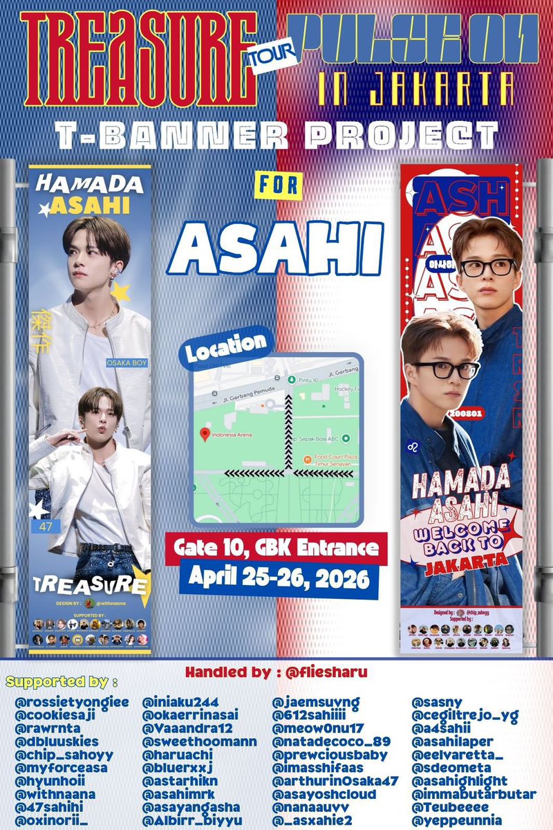 ✦ T-BANNER #ASAHI FOR #PULSE_ON_IN_JAKARTA ✦ 

High visual levels detected on these streets. Welcome to Indonesia, Asahi!🇮🇩

📆 25–26 April 2026
📍 Gate 10 GBK Entrance

Photo by: <a href="/Horizon_820/">Horizon.</a>
Stop by, take a photo &amp; use the hashtags below💛
#AsahiLightsTheWay
#ASkyFullOfAsahi