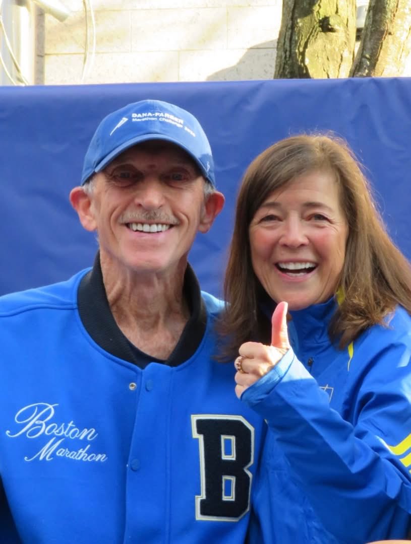 utapippig's tweet image. We had a great meeting of past champions and friends at the @bostonmarathon finish line. With Jack Fultz (2) who won 50 years ago, Marcel Hug (3), @runmeb (4) and many champs from the past. See you at the B.A.A. 5K in the morning. wherever you are this weekend. 💙💛
#boston #run