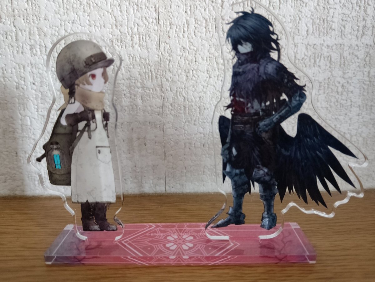 待ちに待ったエンダーマグノリアのグッズが届いたので1人祝杯します🍺
アクスタって意外と素材が良いね✨️