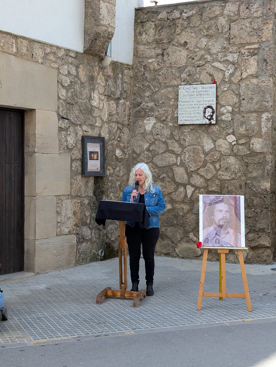 VdCCUP's tweet photo. En marxa l'acte d'homenatge a Oriol Solé i Sugranyes en el 50è aniversari del seu assassinat. https://t.co/veTK525pay