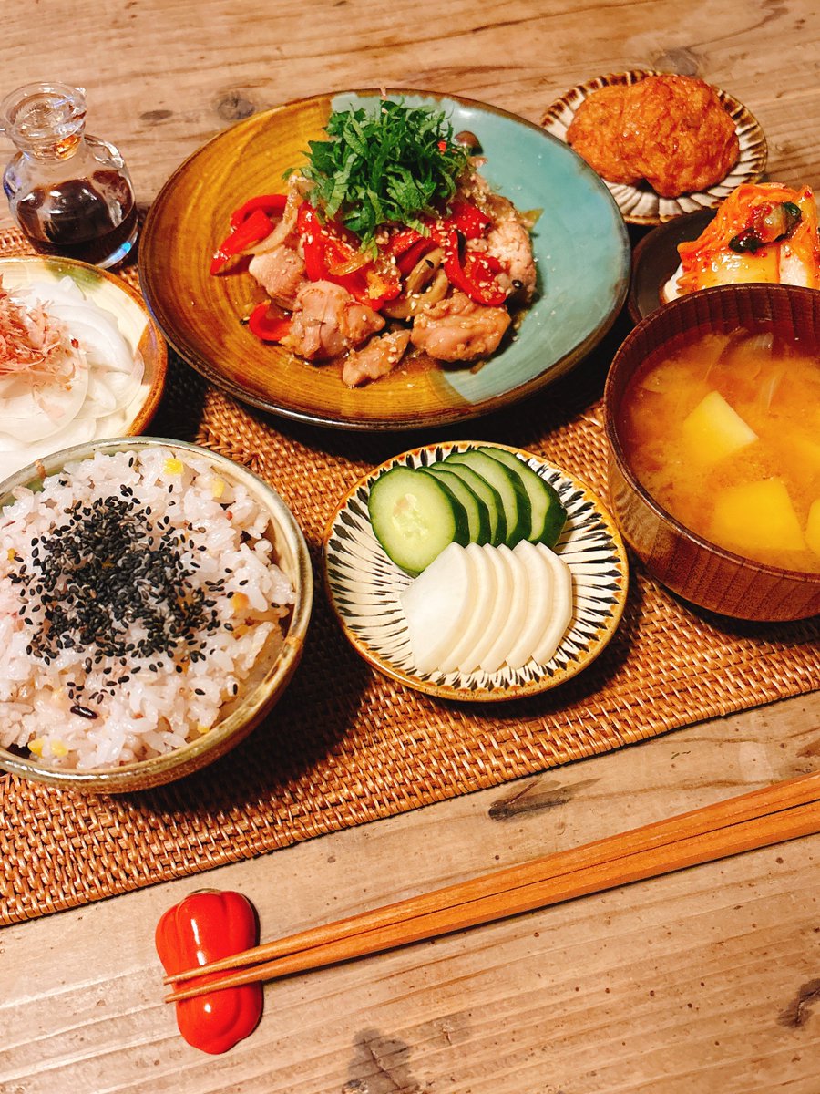 今日の晩ごはん
鶏ももの塩麹しょうが焼き
早く寝よう