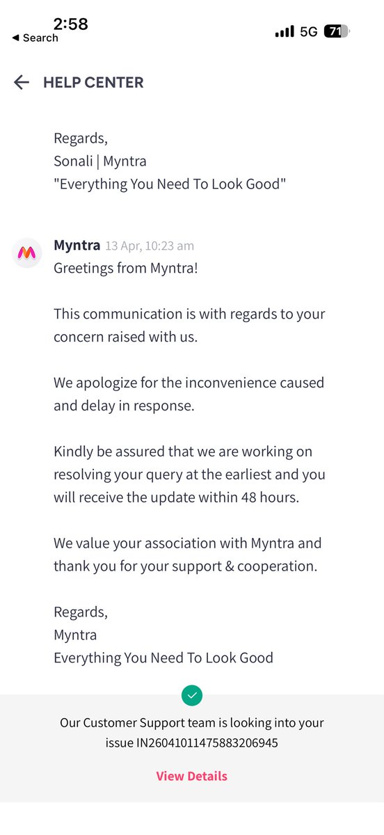 Chanchal1605's tweet image. @Myntra @MyntraSupport  I paid ₹5,028 (COD) on 24 March, but the delivery agent cancelled the order after taking payment and didn’t deliver the parcel A month of follow-ups has left me so mentally exhausted Order ID IN26041011475883206945
@Flipkart @flipkartsupport 
#scam #fraud