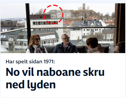Dette blir litt som dei som flyttar til ein leilighet på kaikanten i ei travel hamn, for så å klaga på båtane som ligg i hamna.

nrk.no/vestfoldogtele…