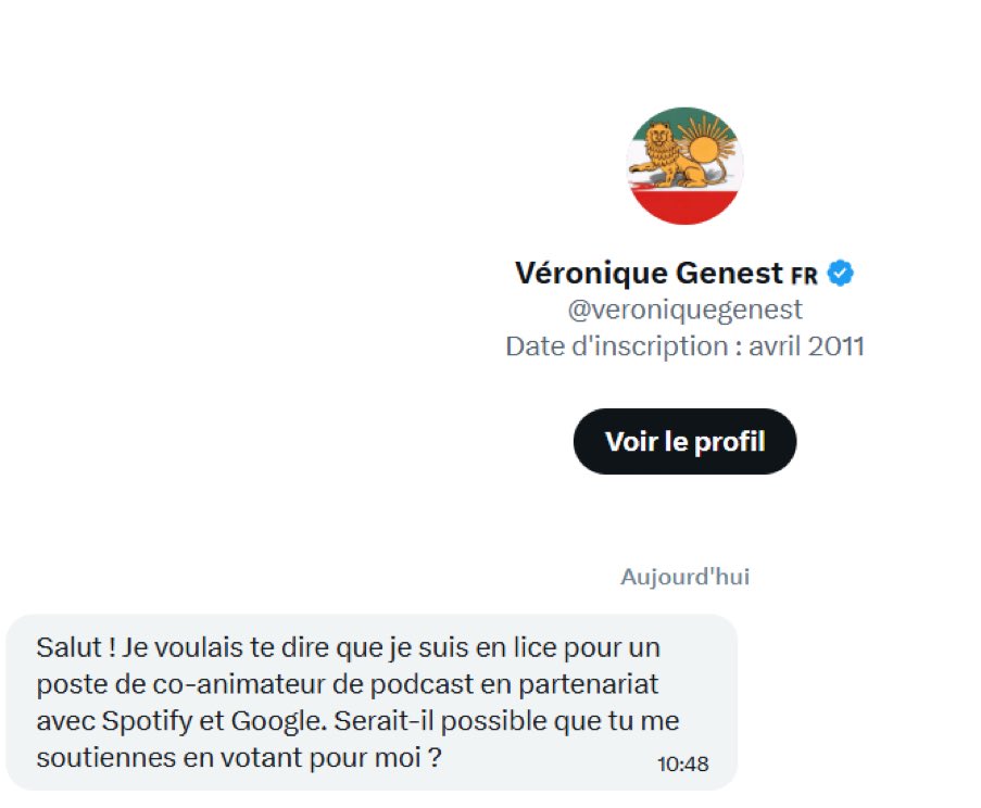 Veronique Genest tweet media