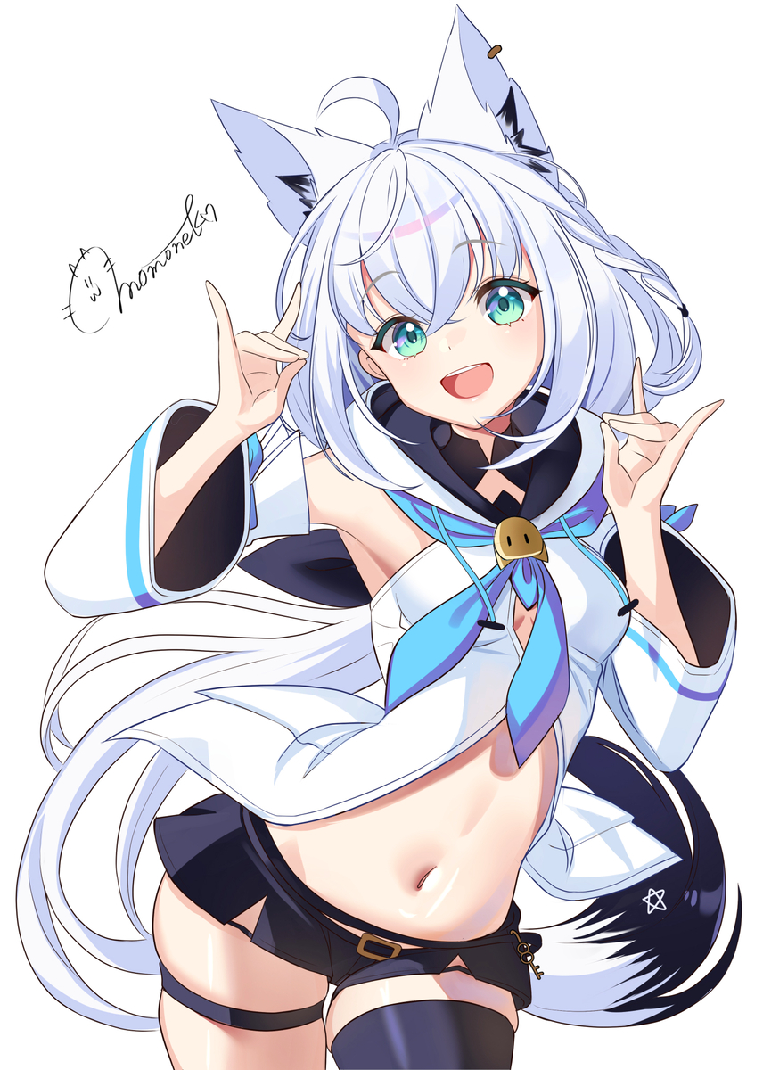 フブちゃんと黒上さん！ ＃絵フブキ #過去絵