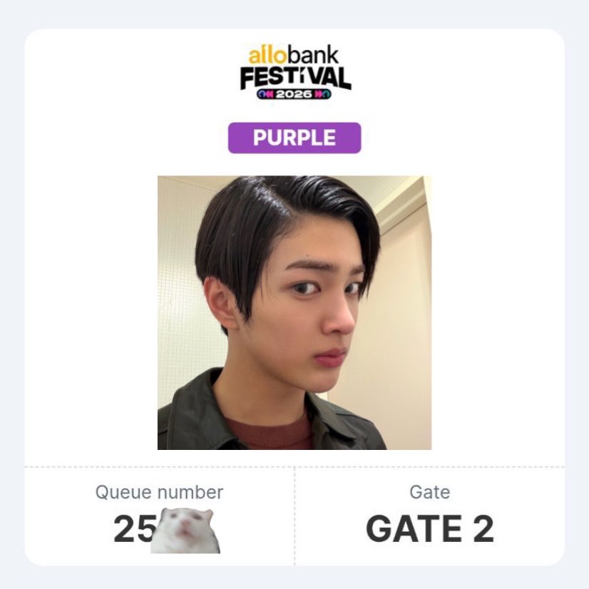 [HELP RT] 🗯
WTS —— want to sell !

𖤐 allobank fest 2026 purple QN 25xx

𖤐 jual harga web + bisa DP dulu 50%

𖤐 please dm for further info 🤍

t. wts wtb lfb coer cortis ticket tix allobank festival purple