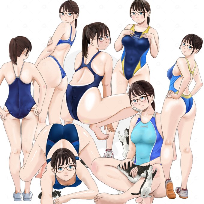 最近の競泳水着 